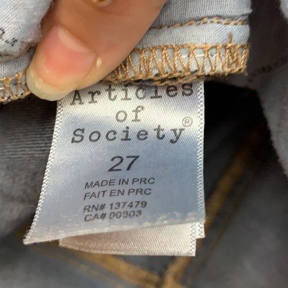 Articles of Society Carly ankle skinny denim jeans - Picture 3 of 5
